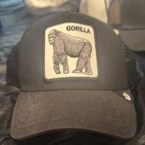 Black Gorilla Trucker Hat